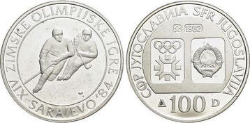 100 Dinara 1983 Jugoslawien Sozialistische Republik 1963-..., Postzegels en Munten, Munten | Europa | Niet-Euromunten, Verzenden