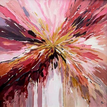 Natasha Tarasenko - Golden Bloom of Infinity, Antiek en Kunst