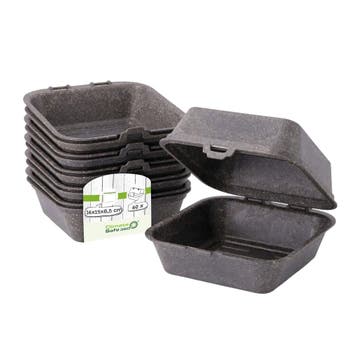 GGM Gastro | (60 stuks) Herbruikbare maaltijddoos - |, Verzenden, Nieuw in verpakking