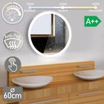 Badkamerspiegel met verlichting - Wandspiegel - 60 cm - Aqua, Huis en Inrichting, Woonaccessoires | Spiegels, Verzenden, Zo goed als nieuw