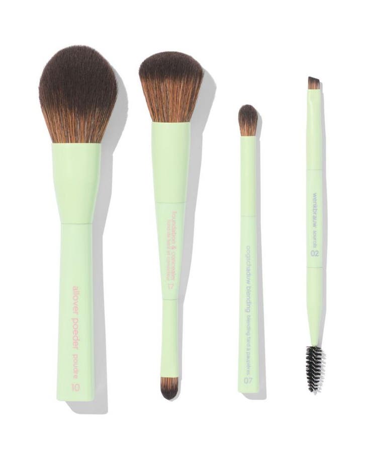 HEMA Essentials kwasten set, Sieraden, Tassen en Uiterlijk, Uiterlijk | Cosmetica en Make-up, Nieuw, Verzenden