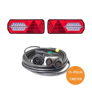 LED Verlichtingsset Aanhanger Dasteri DSL-5000TR, 7m | 13-po, Auto-onderdelen, Verlichting, Ophalen of Verzenden, Nieuw