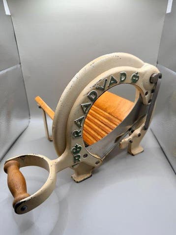 Raadvad - Ove Larsen - Broodsnijmachine - 294 - Metaal, Hout