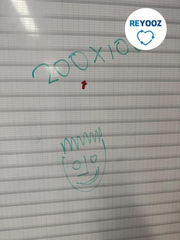 Whiteboard - 200x100cm met weekplanning en magnetische a..., Nieuw in verpakking