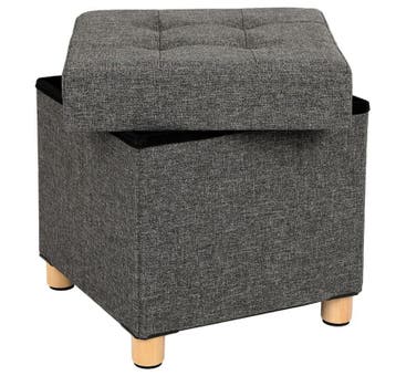 Hoppa! LSF38X38P-A Zitpoef Donkergrijs van 29 voor 23, Ophalen of Verzenden, Nieuw