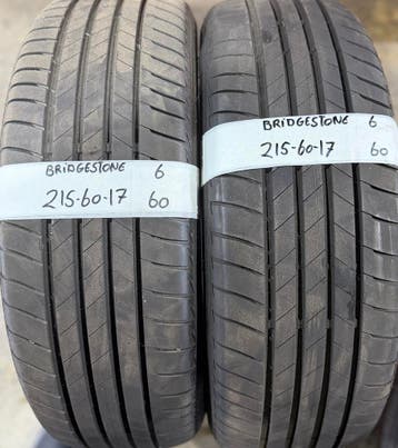 2x215-60-17 BRidgestone Zomer 2x6mm €60 PerBand, Auto-onderdelen, Banden en Velgen, Ophalen, 17 inch, Band(en), Personenwagen