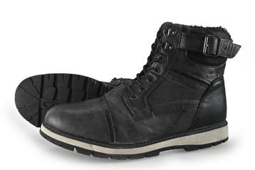 Tom Tailor Veterboots in maat 46 Zwart, Kleding | Heren, Schoenen, Verzenden, Zwart, Boots, Tom Tailor