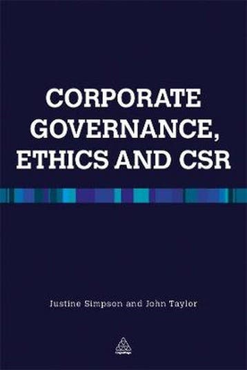 9780749463854 Corporate Governance Ethics  CSR, Verzenden, Zo goed als nieuw, Justine Simpson