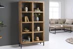 Stevige plank IRON CRAFT 176cm mangohouten boekenkast acht, Ophalen of Verzenden, Nieuw