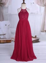 Galajurk Naomi - bordeauxrood - maat 116/122, Kinderen en Baby's, Kinderkleding | Maat 116, Ophalen of Verzenden, Nieuw, Meisje