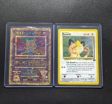 Pokémon - 2 Card - Ancient Mew & Meowth Holo GB - WOTC, Nieuw