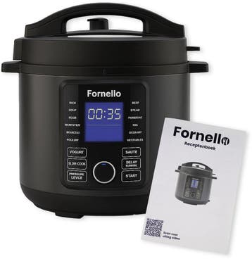 Fornello Multicooker 6L Slowcooker met Timer &amp; Kookboek, Ophalen of Verzenden, Gebruikt