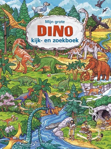 Mijn grote dino kijk- en zoekboek - Caryad 9789044743883, Boeken, Kinderboeken | Kleuters, Verzenden, Zo goed als nieuw, Caryad