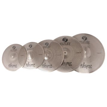 Fazley CYM-Mute-PRO-S Low Noise Silver 4-delige bekkenset, Verzenden, Nieuw