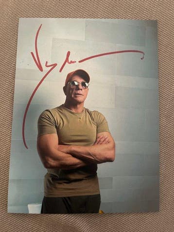 Jean Claude Van Damme - Signed in person (2024) - Jcvd photo, Nieuw