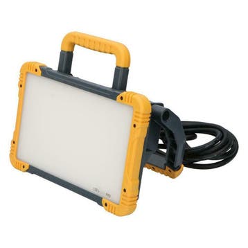 LED bouwlamp anti vandalisme op standaard met stekker – 30 W, Tuin en Terras, Buitenverlichting, Kunststof, Verzenden, Minder dan 50 watt