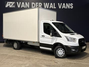 Ford Transit 2.0 TDCI 161pk Bakwagen Laadklep Euro6 Airco |, Stof, Gebruikt, Wit, Dealer onderhouden