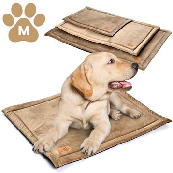 Premium Velvet Benchmat M  75x65 cm TAUPE (Hond), Dieren en Toebehoren, Hondenmanden, Ophalen of Verzenden, Nieuw, Overige