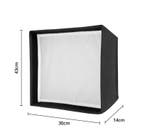 LED Video Softbox met Grid – Studio Licht Diffuser, Verzenden, Nieuw