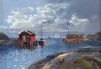 Europese school (XX) - Nordic Serenity, Antiek en Kunst, Kunst | Schilderijen | Klassiek