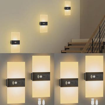 LED Wandlamp met Bewegingssensor en Oplaadbare Batterij - Sf, Verzenden, Nieuw
