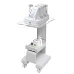 Salonwagen met glazen blad en opbergmand mobiel kar, Verzenden, Nieuw