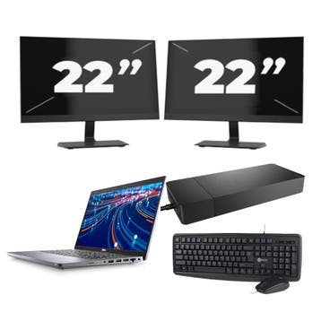 Dell Latitude 5420 -   i3-11e 8GB  - 256GB  + 2x 22 inch, Qwerty, Verzenden, Refurbished, 14 inch