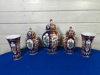 Handgeschilderd Japanse Gold Imari Vazen Set - Lamp (5) -