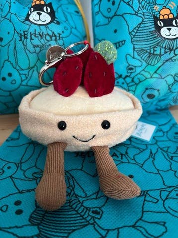 JELLYCAT - Speelgoed Amuseable Pie Schlüsselanhänger -