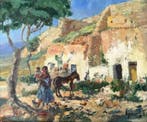 Ignacio Gil Sala (1913-2003) - Escena mediterránea con