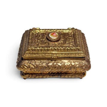 Doos - Scène Fragonard - Brons - juwelier