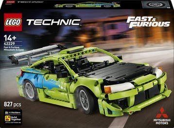 LEGO Technic Fast and Furious Mitsubishi Eclipse Auto Bouwpa, Verzenden, Nieuw