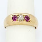 Ring - 18 karaat Roségoud - 0.25ct. tw. Diamant (Natuurlijk), Nieuw
