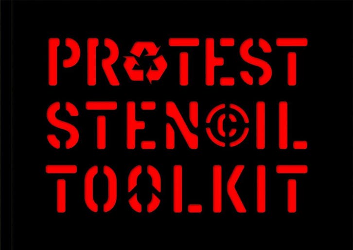 Protest Stencil Toolkit |  | Nieuw, Boeken, Kunst en Cultuur | Beeldend, Nieuw, Ophalen of Verzenden