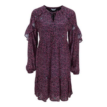Frogbox • zwarte jurk met rode hartjes • 36, Kleding | Dames, Princess goes Hollywood, Verzenden, Zwart, Nieuw