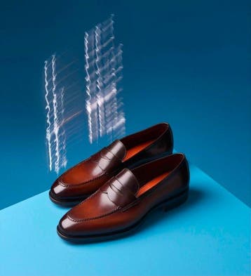 Santoni - Loafers - Maat: EU 41.5 - Nieuw in doos, Nieuw