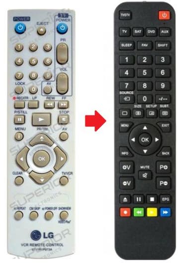 LG 6711R1P073A afstandsbediening, Verzenden, Nieuw