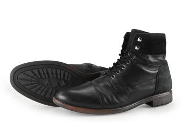 Nelson Veterboots in maat 44 Zwart, Verzenden, Zwart, Boots, Zo goed als nieuw