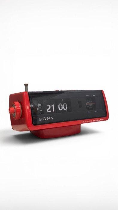 Flip klok - Sony Digimatic Space Age Plastic - 1970-1980 -, Antiek en Kunst, Kunst | Designobjecten