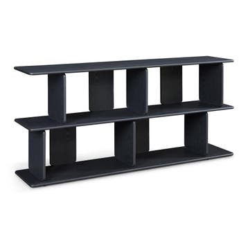 Wandrek Gäljami staand rek laag boekenkast 160x35x74 cm zwar, Verzenden, Nieuw