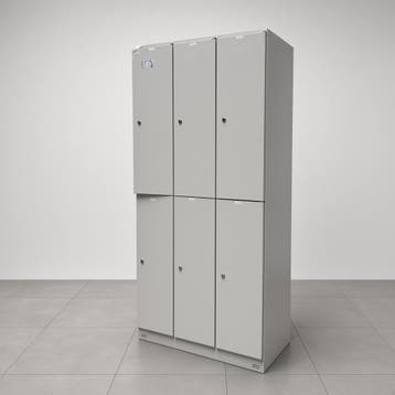 6-deurs Kind lockerkast - 196x90x53 cm, Ophalen of Verzenden, Nieuw