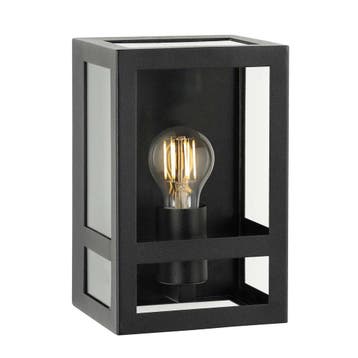 City Muurlamp Zwart met Spiral Sensor LED Buitenverlichting, Verzenden, Nieuw