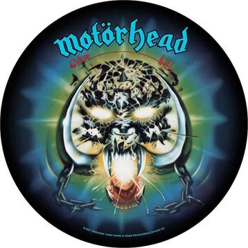 Motörhead - Overkill - Backpatch officiële merchandise, Ophalen of Verzenden, Nieuw, Kleding
