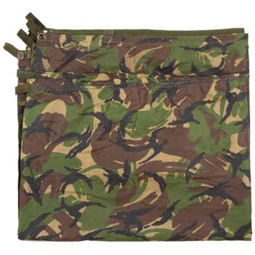 Britse leger Tarp / Basha, DPM camo, bevestigingslussen...., Ophalen of Verzenden, Gebruikt, Tot en met 2