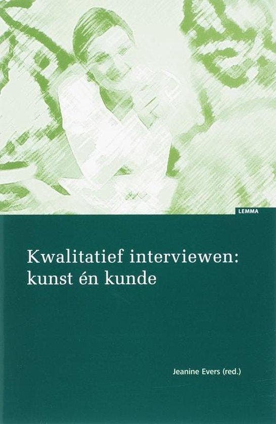Kwalitatief interviewen: kunst én kunde, Boeken, Literatuur, Ophalen of Verzenden
