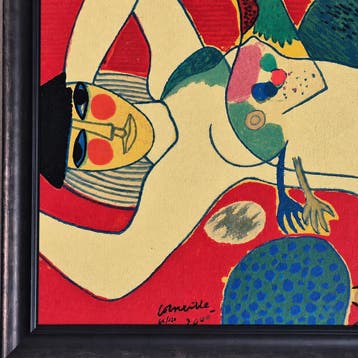 Corneille La Femme de la Bible (2000) Certified Terragravure, Antiek en Kunst, Personages en Fantasiefiguren, Ophalen of Verzenden