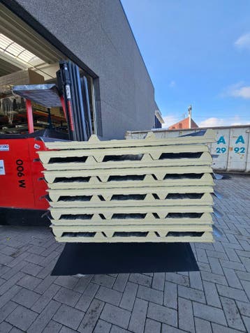 Budget dakpaneel 40/80mm – antraciet/wit, meerdere lengtes, Verzenden, Nieuw