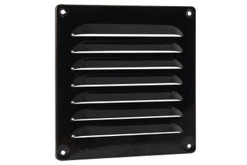 OUTLET Nedco schoepenrooster - 160x160 - aluminium zwart, Ophalen of Verzenden, Nieuw