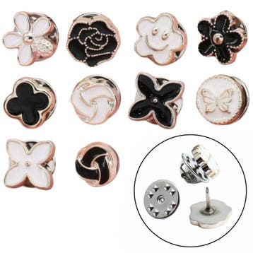 Fako Bijoux - Pin Broche Mini - Steek Pin Knopen Set - 10, Verzenden, Nieuw