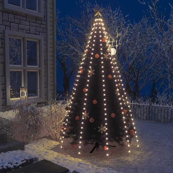 vidaXL Kerstboomverlichting met 300 LEDs net 300 cm, Verzenden, Nieuw, Kunststof